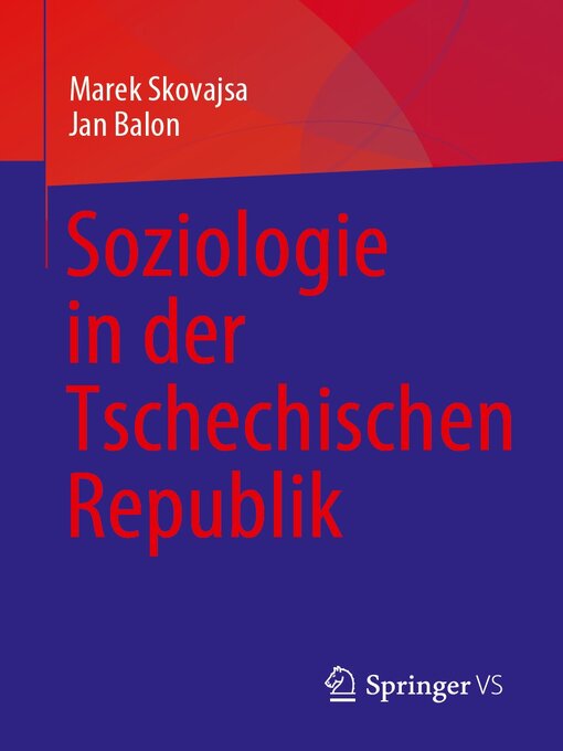 Title details for Soziologie in der Tschechischen Republik by Marek Skovajsa - Available